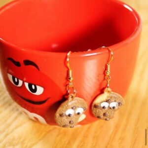 Chocolate Chip Cookie Earrings